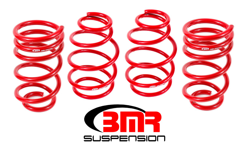 BMR Suspension SP019R BMR 10-15 5th Gen Camaro V8 Lowering Spring Kit (Set Of 4) - Red