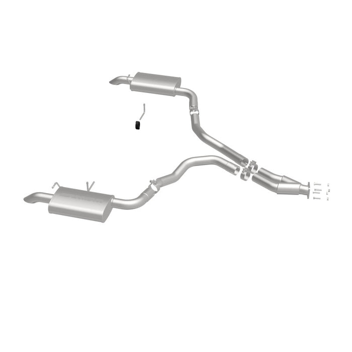 Magnaflow 16710 MagnaFlow 75-79 Chevy Corvette V8 5.7L Dual Split Rear Exit Stainless Cat-Back Perf Exhaust
