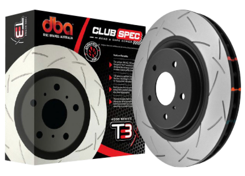 DBA DBA43928S 2020+ Chevrolet Corvette C8 J55 Z51 Front Slotted 4000 Series Rotor