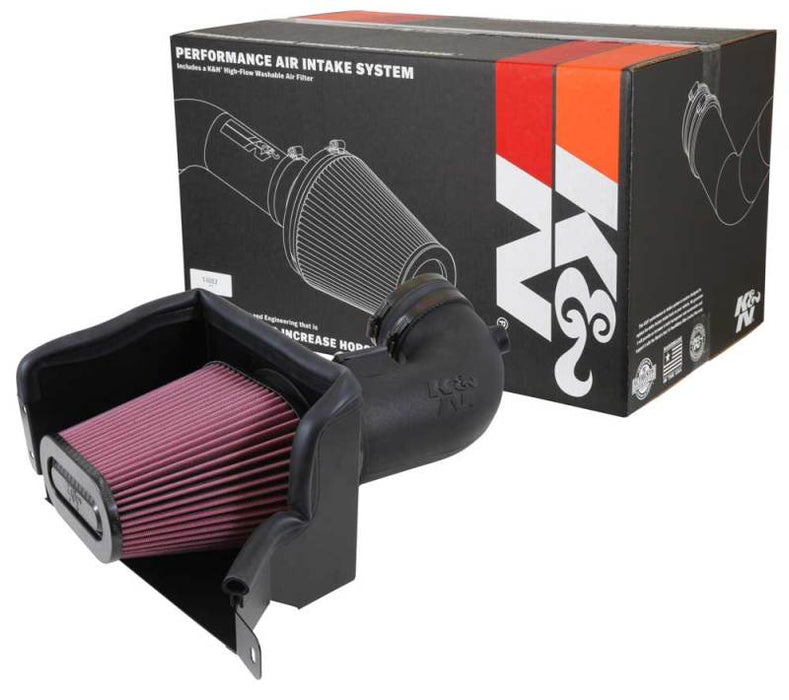 K&N Engineering 57-3081 K&N 14-15 Chevrolet Corvette 6.2L V8 F/I Performance Intake Kit