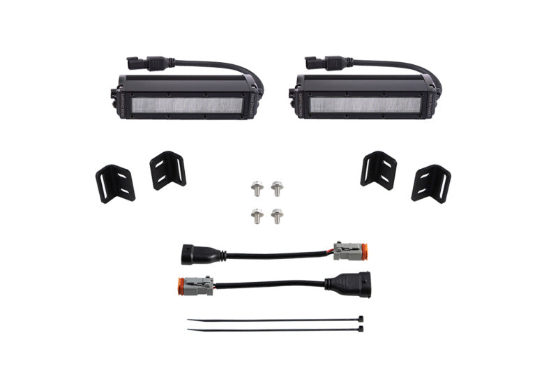 Diode Dynamics DD7418 2022 Toyota Tundra SS6 LED Fog Light Kit - White Wide