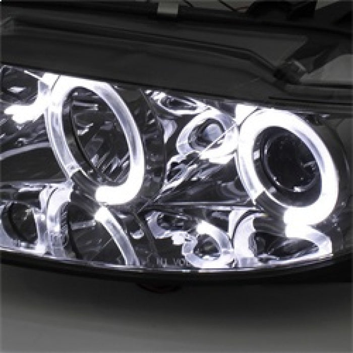 SPYDER 5042545 Spyder Mazda 6 03-05 With Fog Lights Projector Headlights LED Halo DRL Smke PRO-YD-M603-FOG-DRL-SM