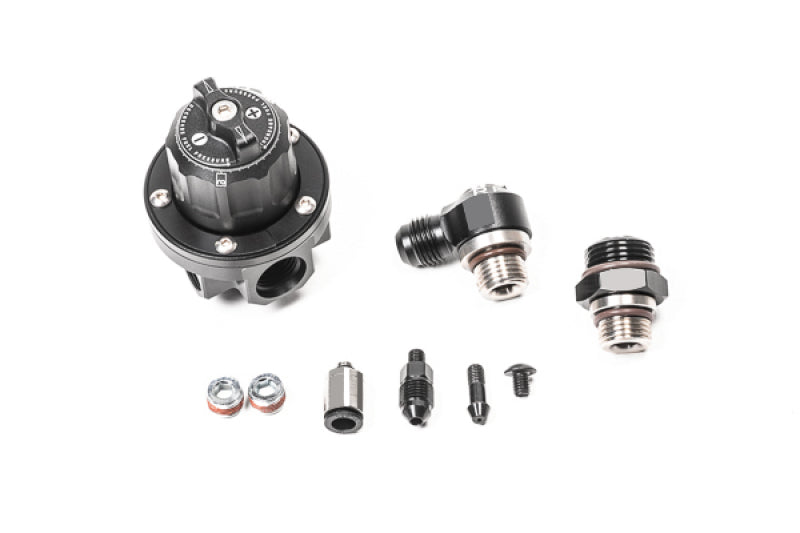 Radium Engineering 20-1623-00 8AN ORB Direct Mount Regulator-Rotating Assembly (DMR-RA) - Black