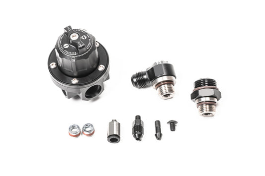 Radium Engineering 20-1623-00 8AN ORB Direct Mount Regulator-Rotating Assembly (DMR-RA) - Black
