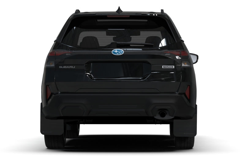 Rally Armor MF132-UR-BLK-RD 2025 Subaru Forester Black UR Mud Flap w/Red Logo