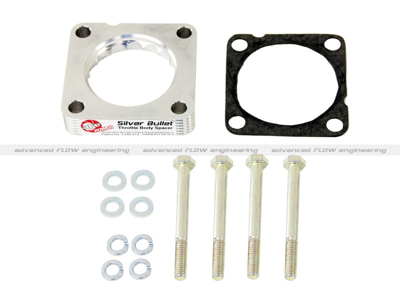 aFe 46-37001 Silver Bullet Throttle Body Spacer 12 Honda Civic Si / 08-12 Honda Accord / 09-12 Acura TSX