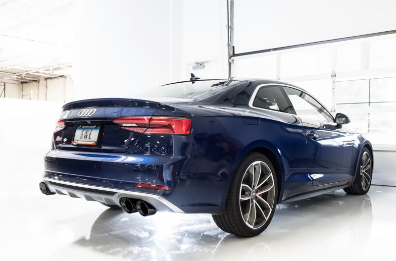 AWE Tuning 3010-43058 Audi B9 S5 Coupe 3.0T Track Edition Exhaust - Diamond Black Tips (102mm)