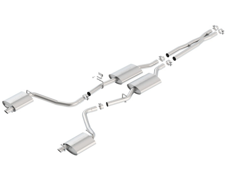 Borla 140685 15-16 Dodge Charger 3.6L V6 S-Type Cat Back Exhaust (Uses Factory Valence)