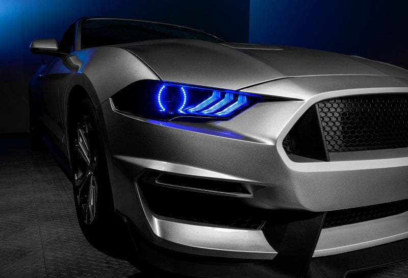 ORACLE Lighting 1446-332 Oracle 18-21 Ford Mustang Dynamic DRL w/ Halo Kit & Sequential Turn Signal - ColorSHIFT SEE WARRANTY