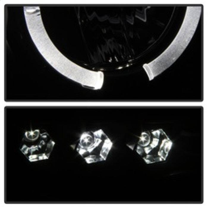 SPYDER 5078384 Spyder Dodge RAM 1500 02-05 03-05 Projector Headlights LED Halo LED Blk Smke PRO-YD-DR02-HL-BSM