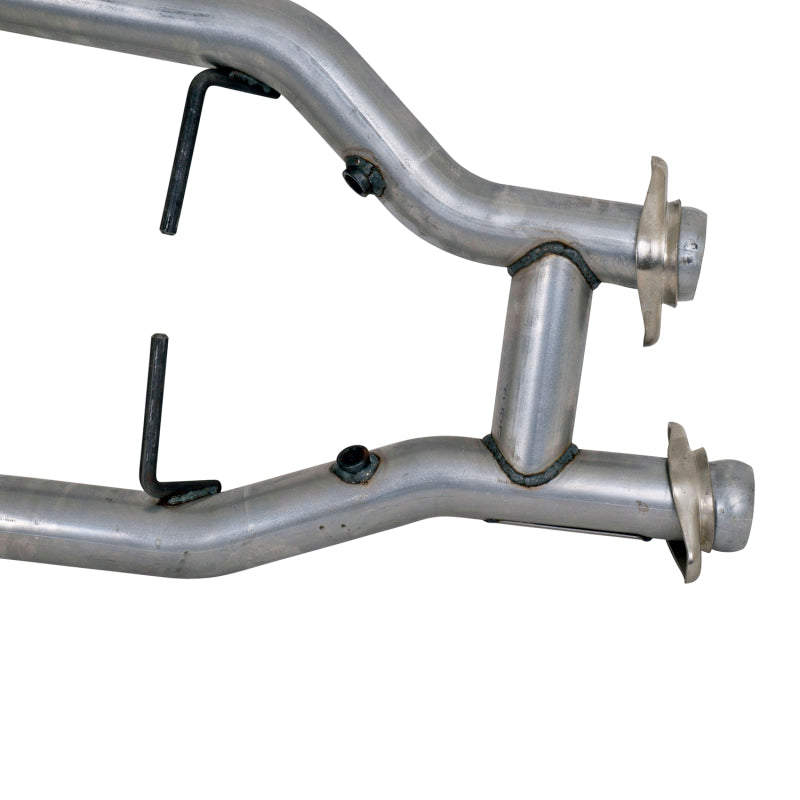 BBK 1538 96-04 Mustang 4.6 GT / Cobra Short Mid H Pipe w Catalytic Converters 2-1/2 For Long Tube Headers