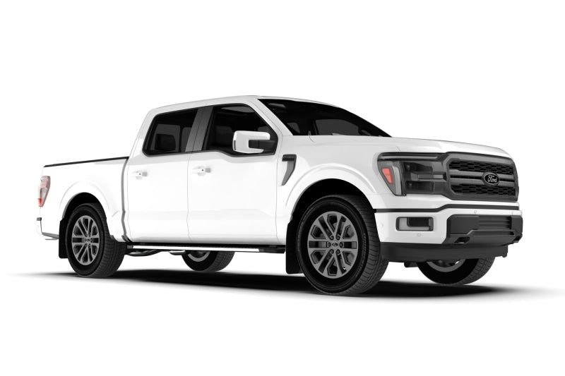 Rally Armor MF115-UR-BLK-WH 21-25 Ford F-150 (Excl. Raptor) Black UR Mud Flap w/White Logo