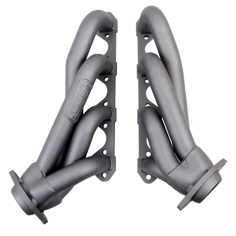 BBK 1515 79-93 Mustang 5.0 Shorty Unequal Length Exhaust Headers - 1-5/8 Titanium Ceramic