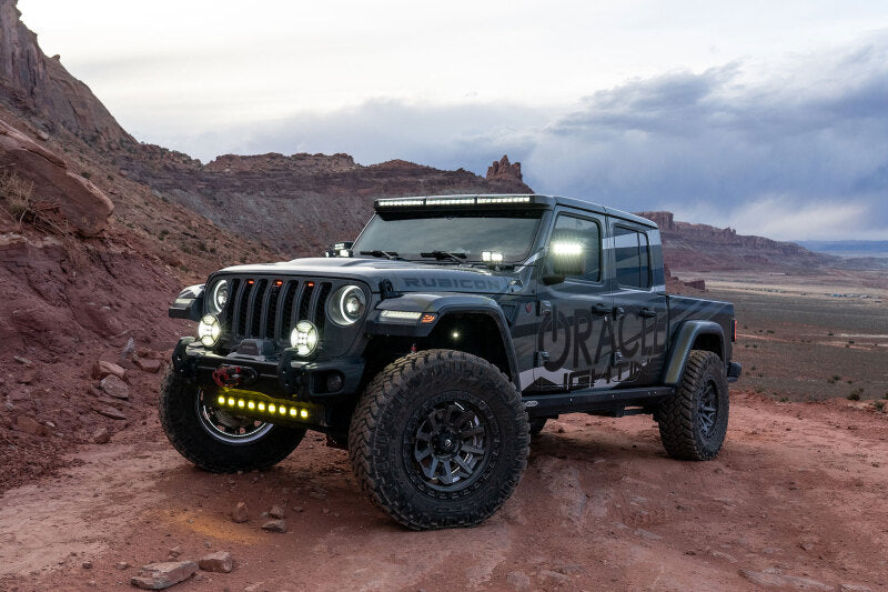 ORACLE Lighting 5917-023 Oracle Jeep Wrangler JL/Gladiator JT Integrated Windshield LED Light Bar System