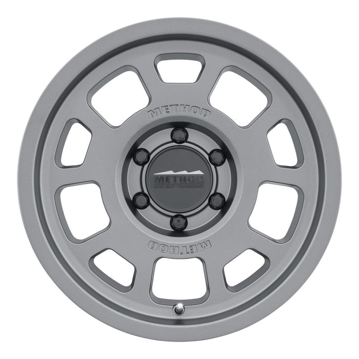 Method Wheels MR70578516800 Method MR705 17x8.5 0mm Offset 6x135 87mm CB Titanium Wheel