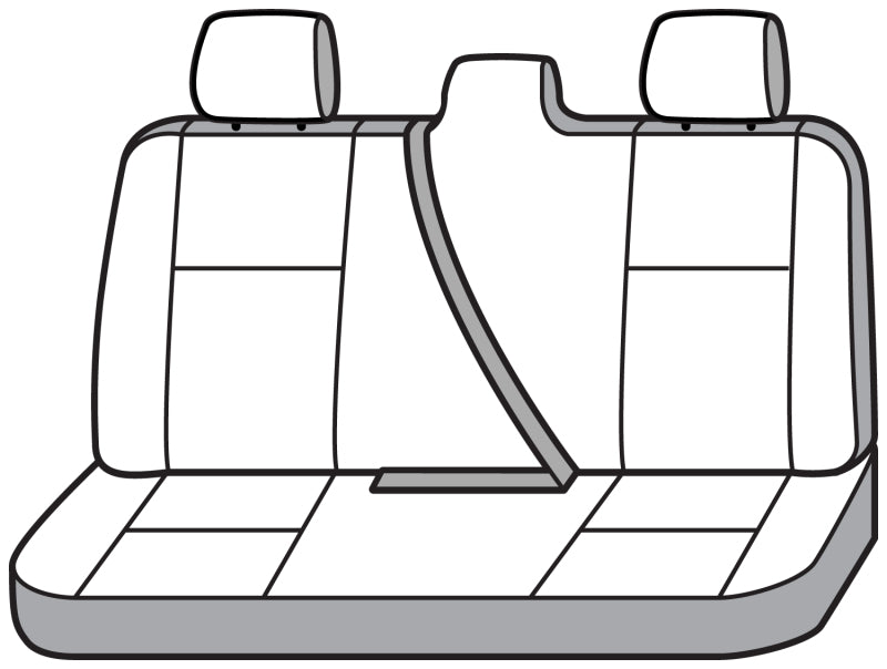 Covercraft SS7527PCCH 19-24 Dodge RAM Polycotton SeatSaver Custom Second Row Seat Covers - Charcoal
