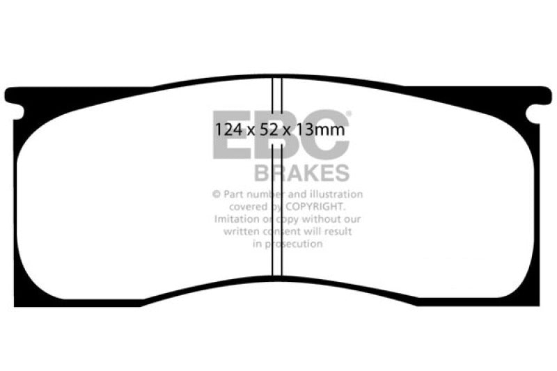 EBC DP31157C 65-69 Dodge Dart 2.8 Redstuff Front Brake Pads