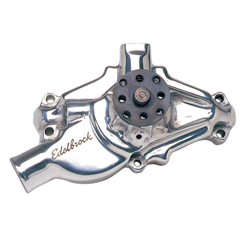Edelbrock EDE8820 SBC Water Pump - Short Polished