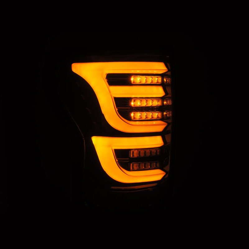 AlphaRex 670040 07-13 Toyota Tundra LUXX-Series LED Tail Lights Alpha-Black