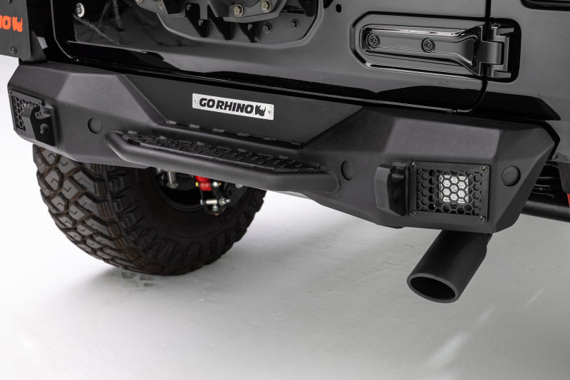 Go Rhino 371100T 18-20 Jeep Wrangler JL/JLU Rockline Rear Stubby Bumper