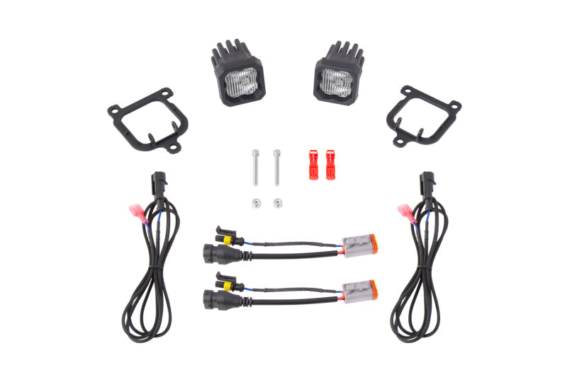 Diode Dynamics DD7174 21-24 Ford Bronco Sport SSC1 LED Fog Light Kit