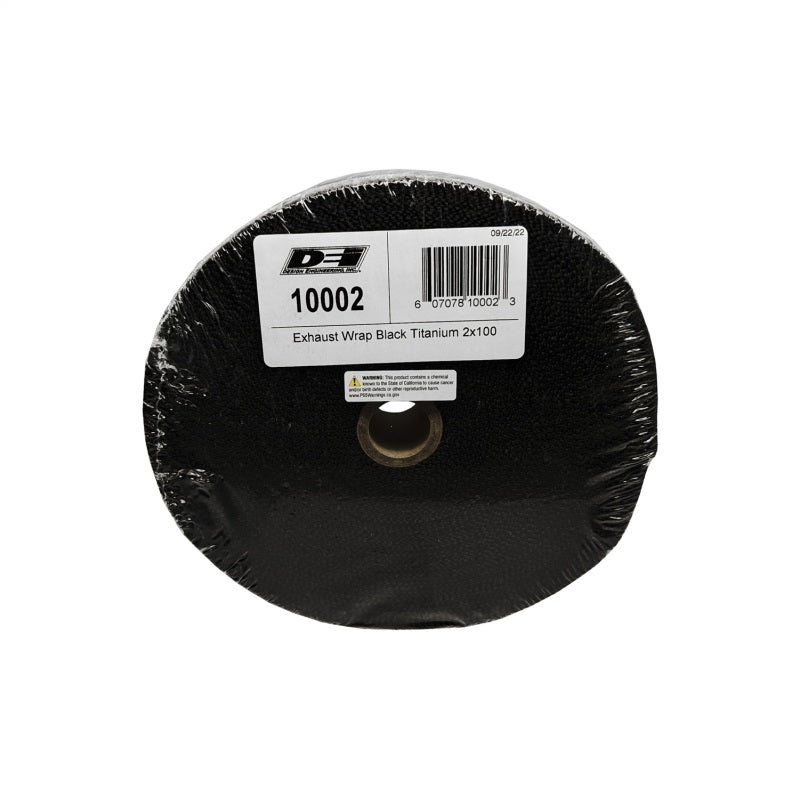 DEI 10002 Exhaust Wrap 2in x 100ft - Titanium - Black