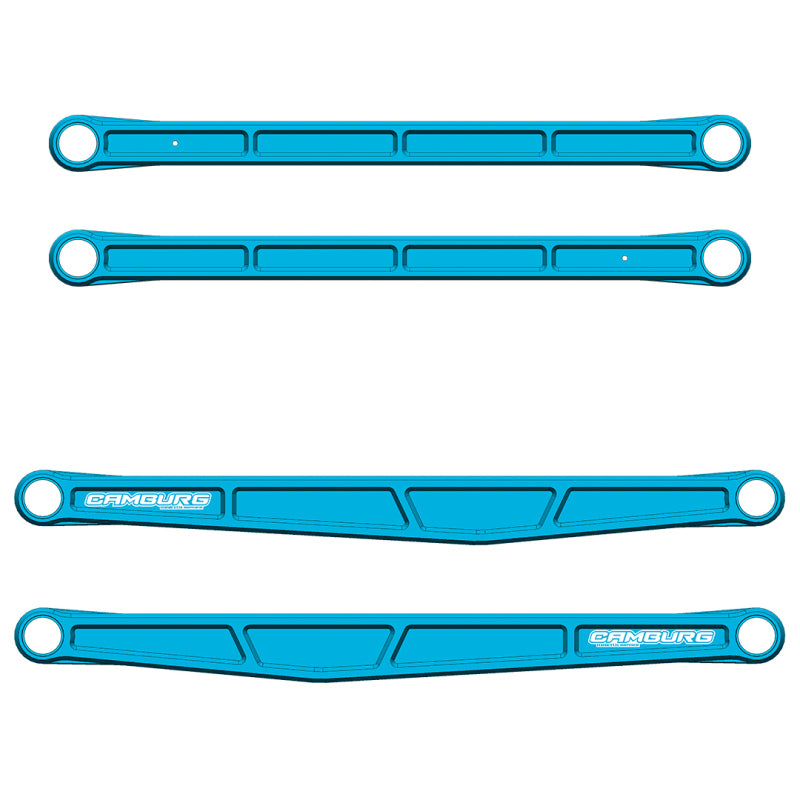 Camburg CAM-120033-BLU Ford Raptor 21-23 KINETIK Series Rear Billet Trailing Arm Kit (King Blue)