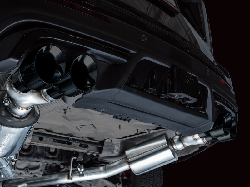 Awe Tuning Explorer ST Exhaust Dual Exh Quad Black Tips AWE3015-43625
