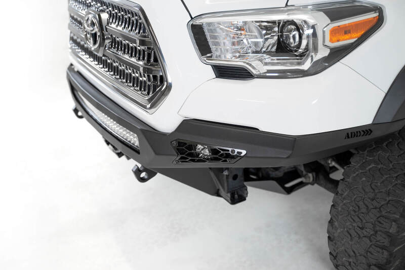 Addictive Desert Designs F681202200103 16-19 Toyota Tacoma Stealth Fighter Front Bumper w/ Winch Mount