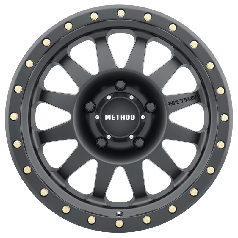 Method Wheels MR30478550500 Method MR304 Double Standard 17x8.5 0mm Offset 5x5 94mm CB Matte Black Wheel
