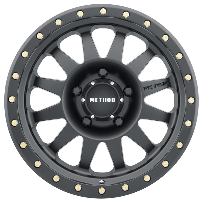 Method Wheels MR30458055524N Method MR304 Double Standard 15x8 -24mm Offset 5x5.5 108mm CB Matte Black Wheel