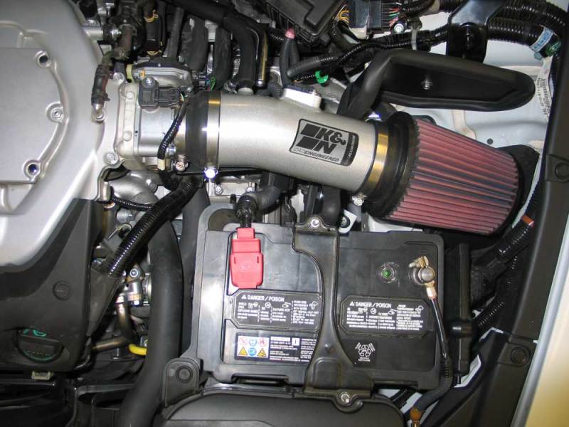 K&N Engineering 69-1210TS K&N 08 Honda Accord 3.5L-V6 Silver Typhoon Short RAM Intake
