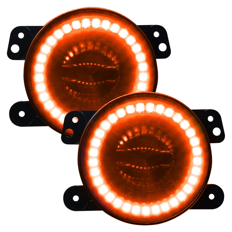 ORACLE Lighting 5846-334 Oracle Jeep Wrangler JK/JL/JT High Performance W LED Fog Lights - w/o Controller