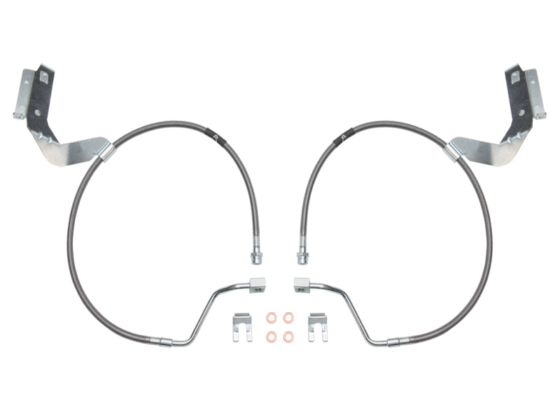 ICON 61111 2017+ Ford F-250/F-350 Front 2.5in Extended SS Brake Line Kit