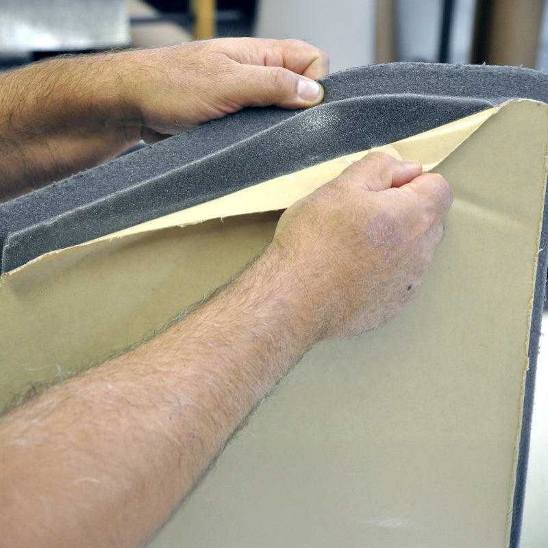 DEI 50131 07-10 Jeep Wrangler JK 4-Door Boom Mat Headliner - 4 Piece - Black