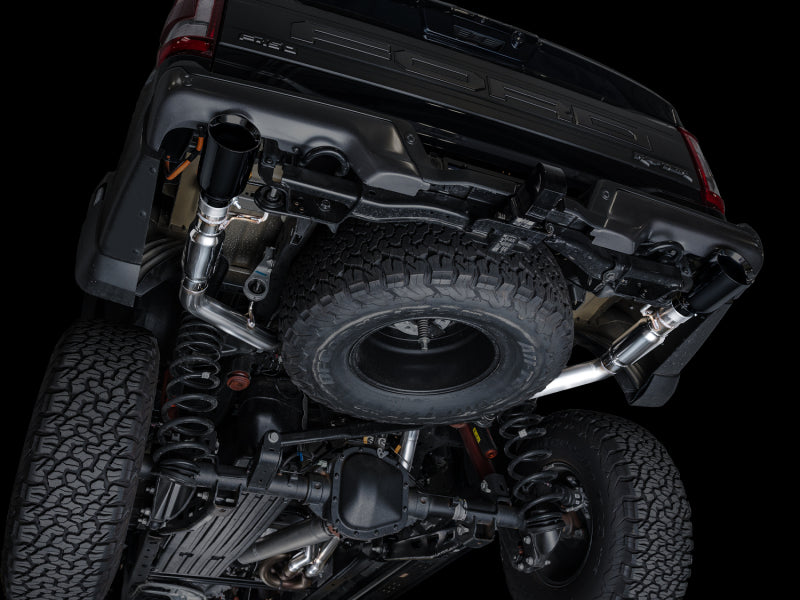 AWE Tuning 3025-33356 AWE Gen 3 Ford Raptor SwitchPath Exhaust - Diamond Black Tips