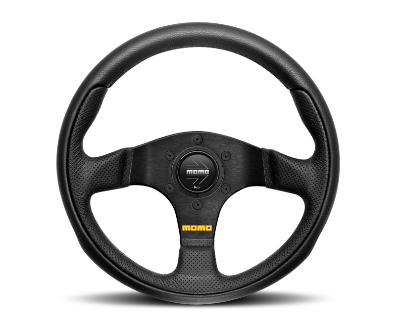 Momo Automotive Accessories MOMTEA30BK0B Team Steering Wheel Leather/Airleather Insrt