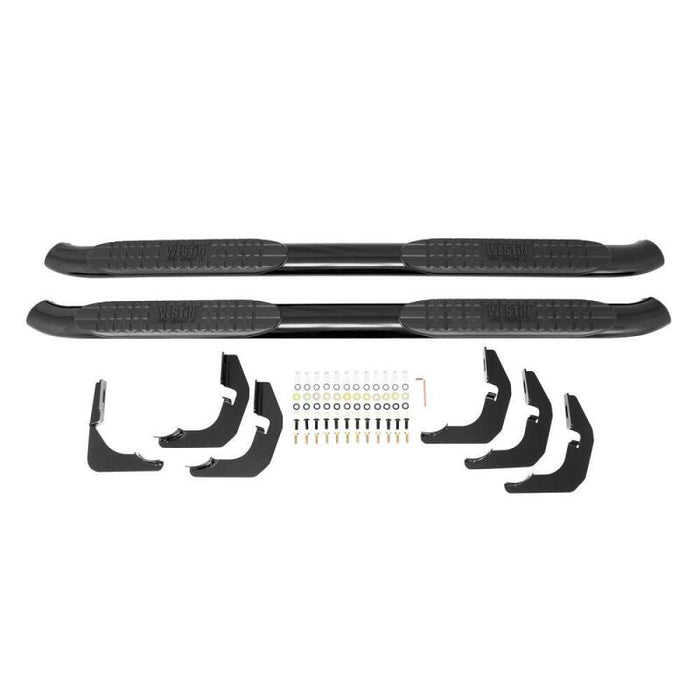 Westin 21-24065 18-20 Jeep Wrangler JL Unlimited 4DR PRO TRAXX 4 Oval Nerf Step Bars - Textured Black