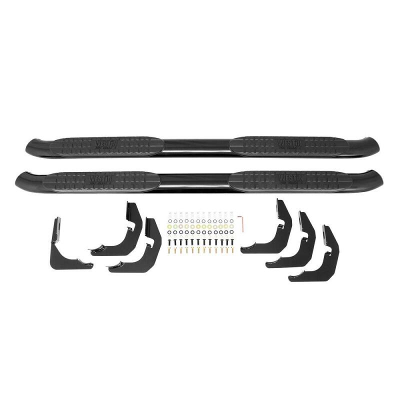Westin 21-21335 1999-2016 Ford F-250/350/450/550 Crew Cab PRO TRAXX 4 Oval Nerf Step Bars - Black