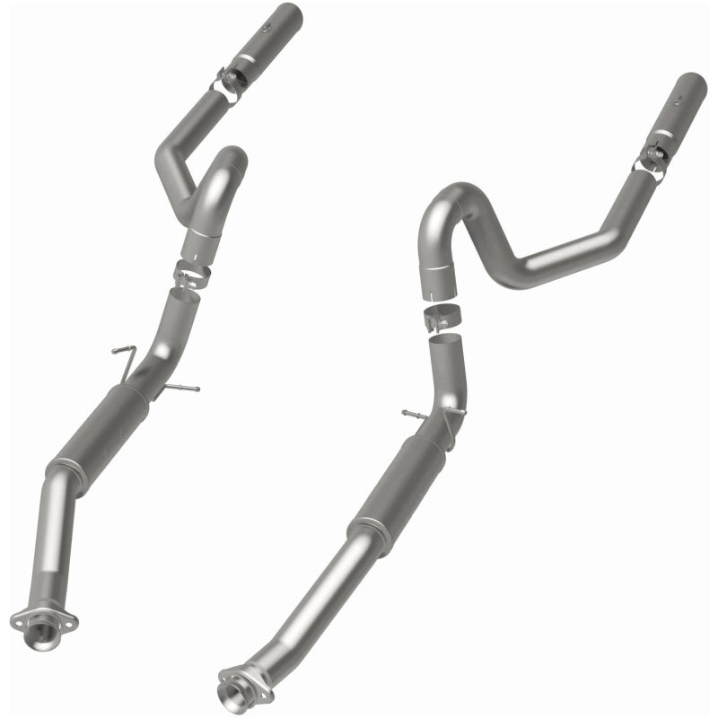 Magnaflow 16394 MagnaFlow 99-04 Mustang Mach 1 V8 4.6L Dual Split Rear Exit Stainless Cat-Back Performance Exhaust
