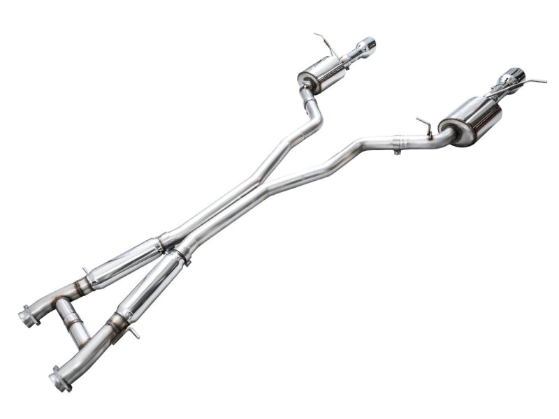AWE Tuning 3015-32952 18-23 Dodge Durango SRT & Hellcat Touring Edition Exhaust - Chrome Silver Tips