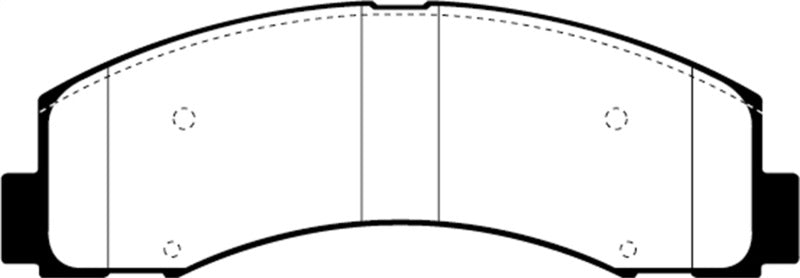 EBC ED93088 2018+ Ford F-150 2.7L Twin Turbo (2WD) Extra Duty Front Brake Pads
