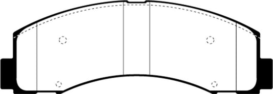 EBC DP43088R 2018+ Ford F-150 2.7L Twin Turbo (2WD) Yellowstuff Front Brake Pads