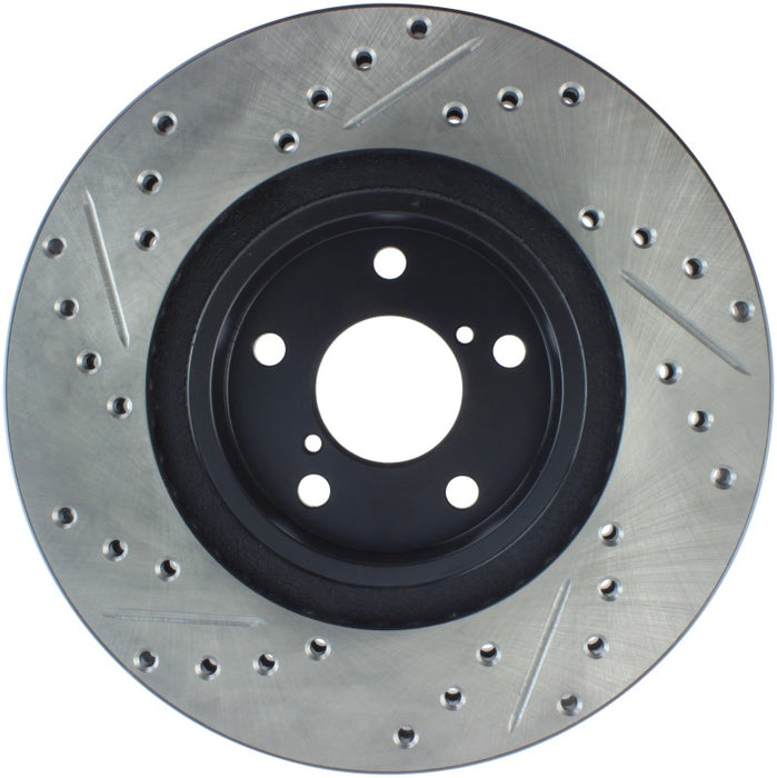 Stoptech 127.47012L StopTech Slotted & Drilled Sport Brake Rotor
