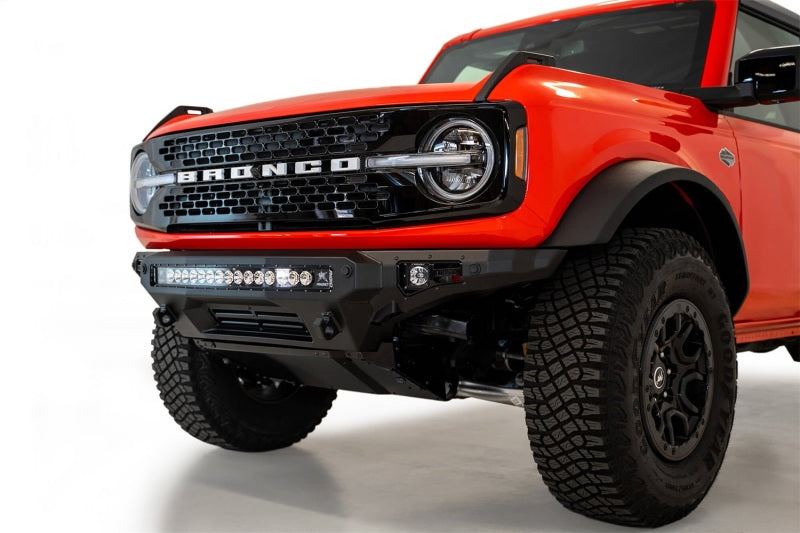 Addictive Desert Designs F230142210103 2021+ Ford Bronco Stealth Fighter Front Bumper w/ Winch Mount