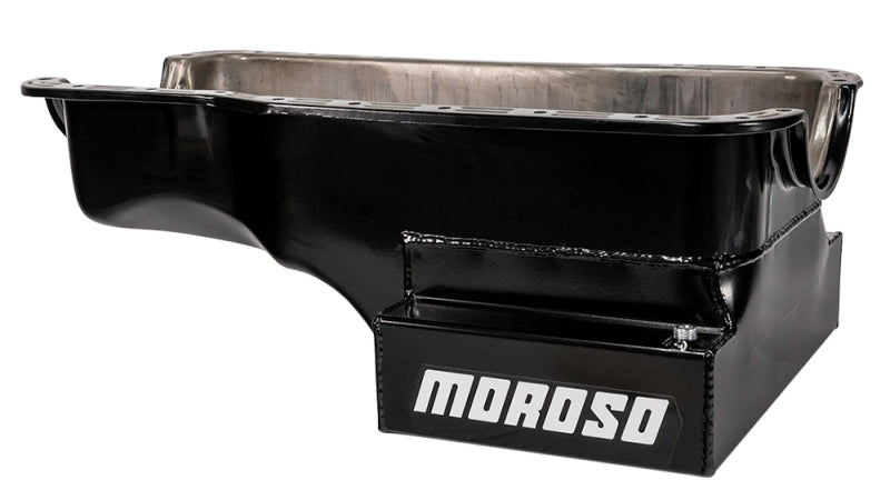 Moroso MOR20507 SBF 351W Front Sump Oil Pan w/Kick-Out- 7qt.