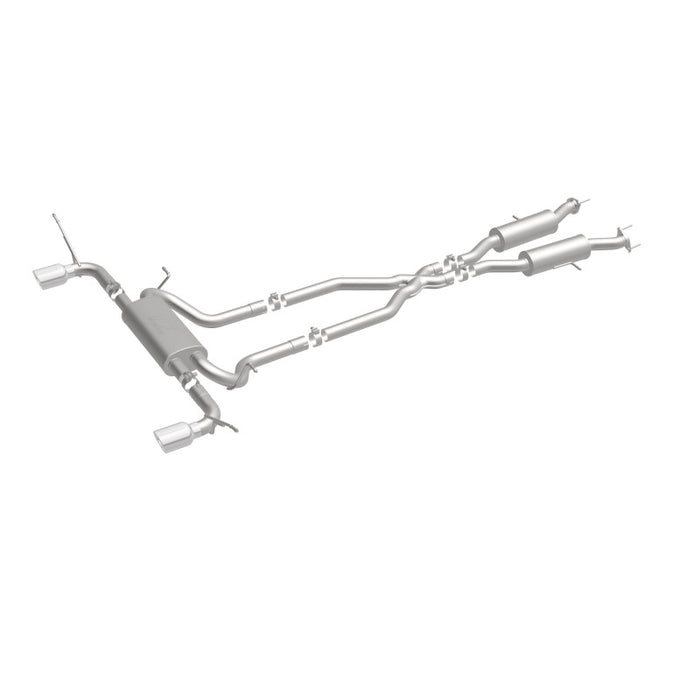 Magnaflow 19216 MagnaFlow Cat-Back SS 2.5in Dual Split Rear 4in Black Tip 11-16 Jeep Grand Cherokee 5.7L V8/3.6L V6