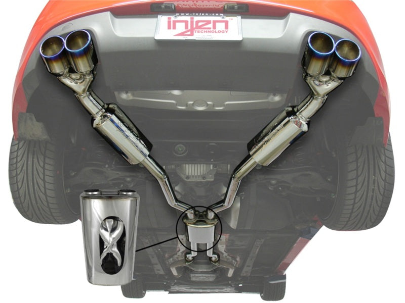 Injen SES1390TT 10-15 Hyundai Genesis Coupe 3.8L V6 SS CB Exhaust w/ Quad Titanium Tips