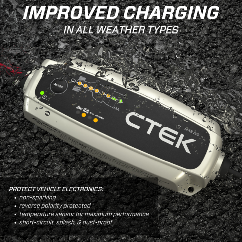 CTEK 40-206 Battery Charger - MXS 5.0 4.3 Amp 12 Volt