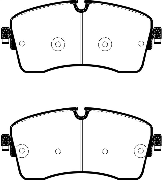 EBC DP62385 2018+ Jaguar E-Pace 2.0L Turbo (246) Greenstuff Front Brake Pads